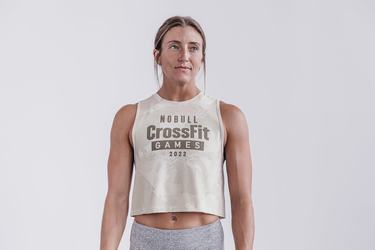 Nobull Crossfit Games® 2022 Muscle Women's Tank Tops Camo | Australia (PO5279)